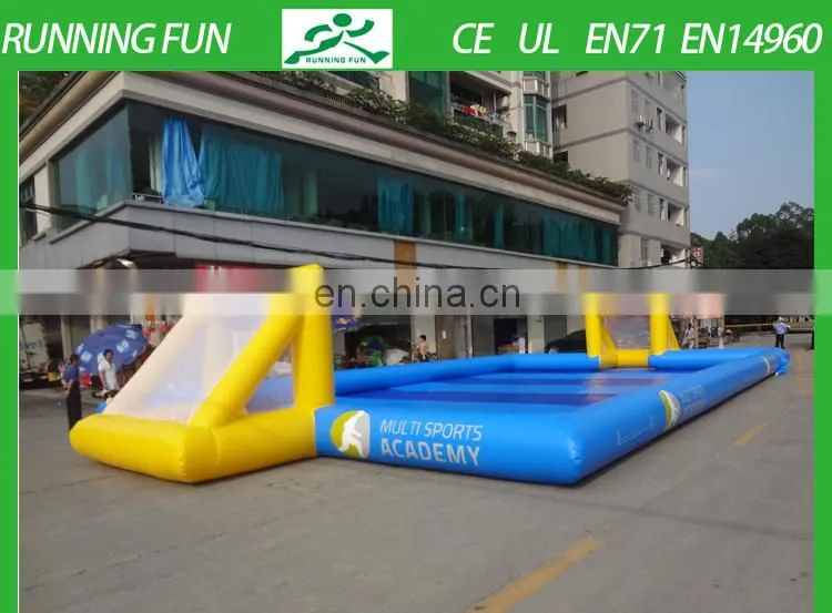 2015 new inflatable soccer field for sale/ football pitch