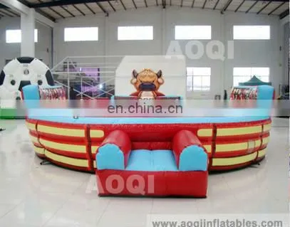 electric inflatable sports game cow space