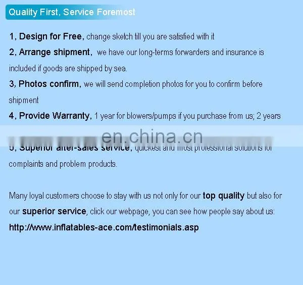 Large customized folding camping inflatable tent