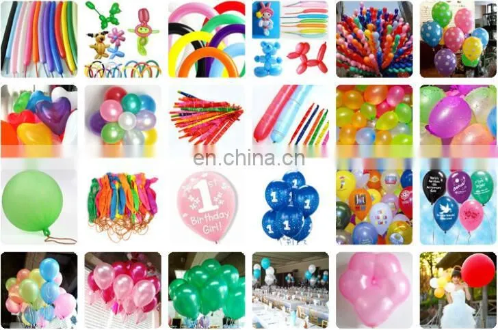 Printing latex balloon wholesales cheap non latex shaped balloons