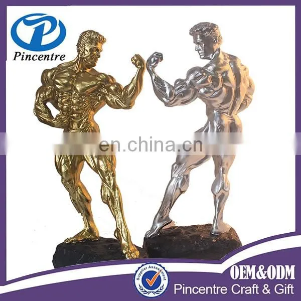 resin bodybuilding sculpture trophy