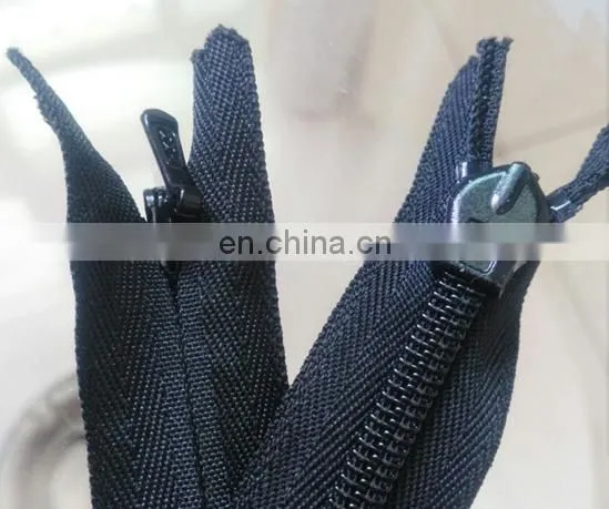Garment use #5 two way opened nylon zippers