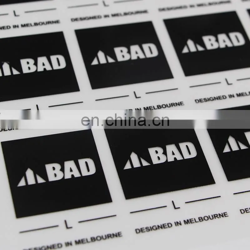 wholesale custom wash care labels for t shirts