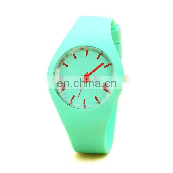 Hot sale quartz wrist watch cute girls watch silicon watch