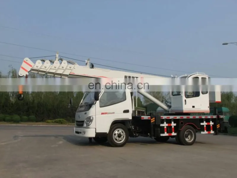 Chinese cheap tire crane truck, wheeled tire crane truck