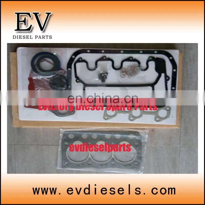 forklift engine 3LD1 complete gasket kit / full gasket set fit for ISUZU overhauling spare parts
