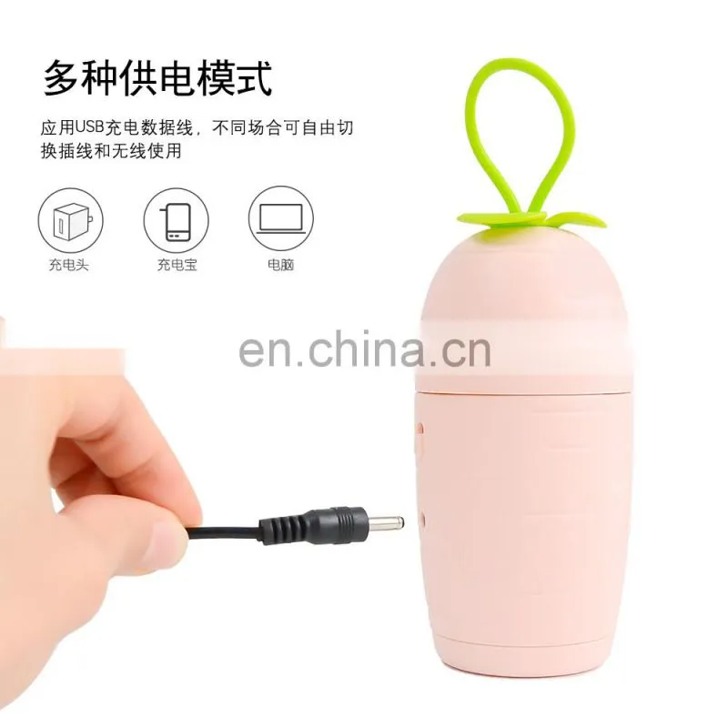 Portable hands usb rechargeable mini led fan