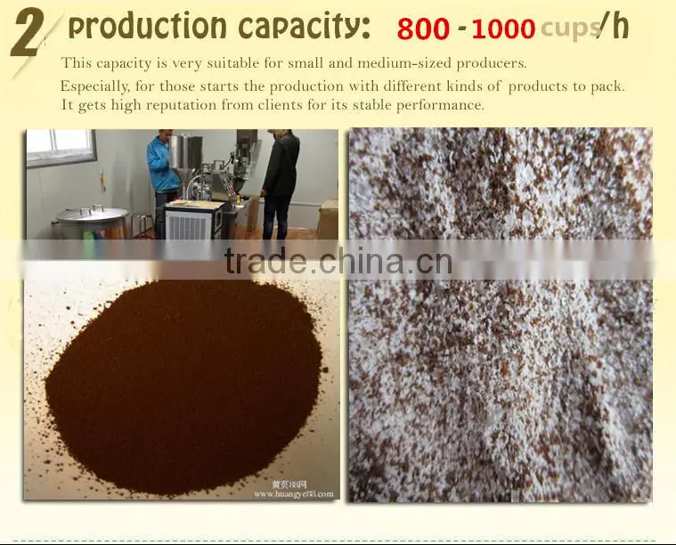 new technology automatic coffee capsule filling machine for sale