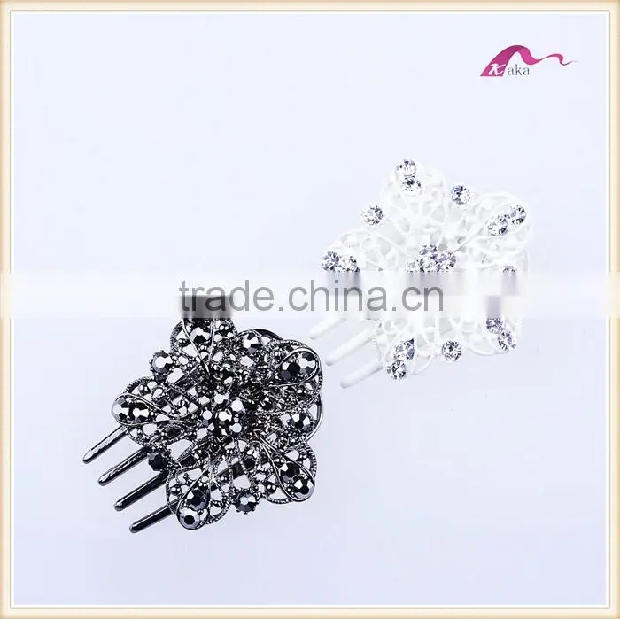 Crystal Flower Hair Comb Jewelry For Bridal Hair Accessories