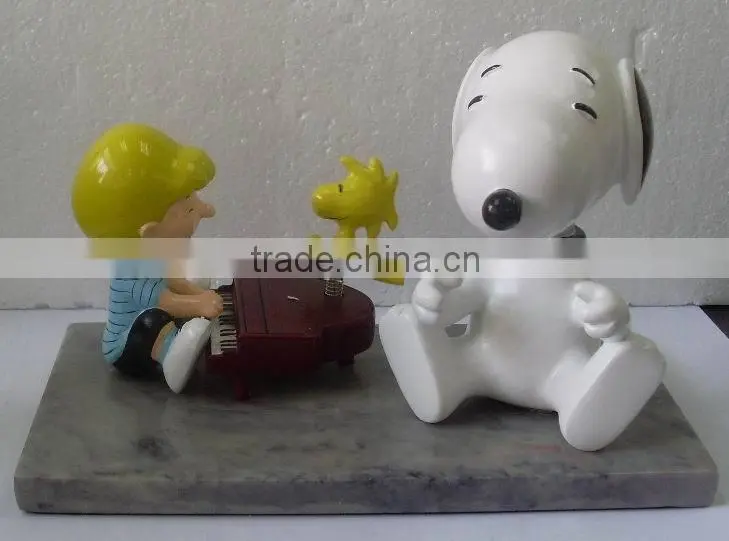 Custom Size Snoopy Family Figurines Statue, Snoopy Resin Crafts, Snoopy Peanut