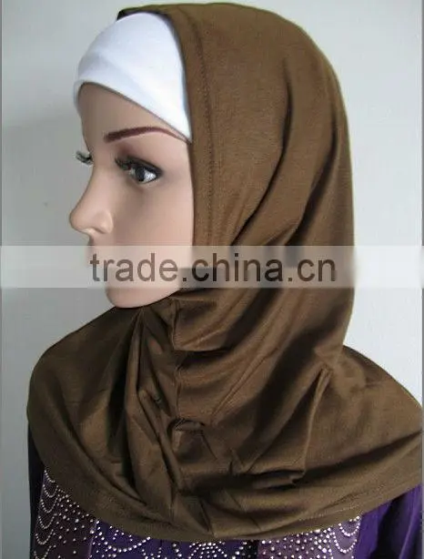 A493 Clearance SOLID COLOR TWO PIECES ISLAM HEADWEAR,MUSLIM HIJAB