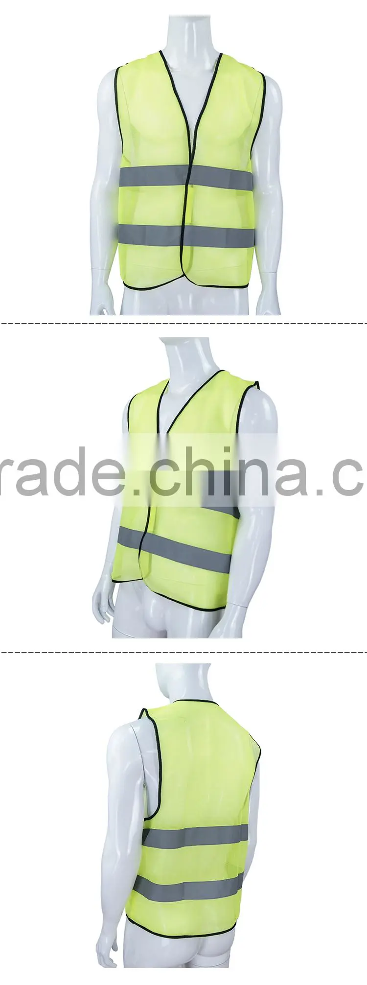 Cheap high visible road safety reflective vest RF005