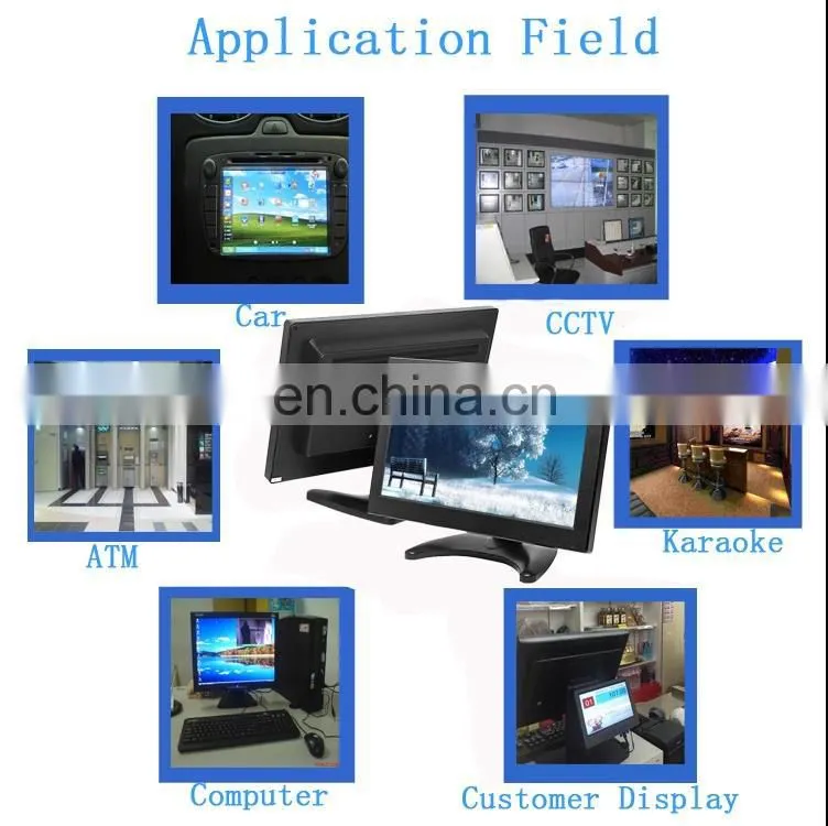 Hot sell 12 15 17 inch POS system using CE / KC certificated pos stand tough screen monitor for pc computer
