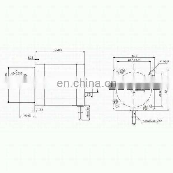 closed loop 1.8 degree high torque NEMA 34 cnc stepper motor with driver