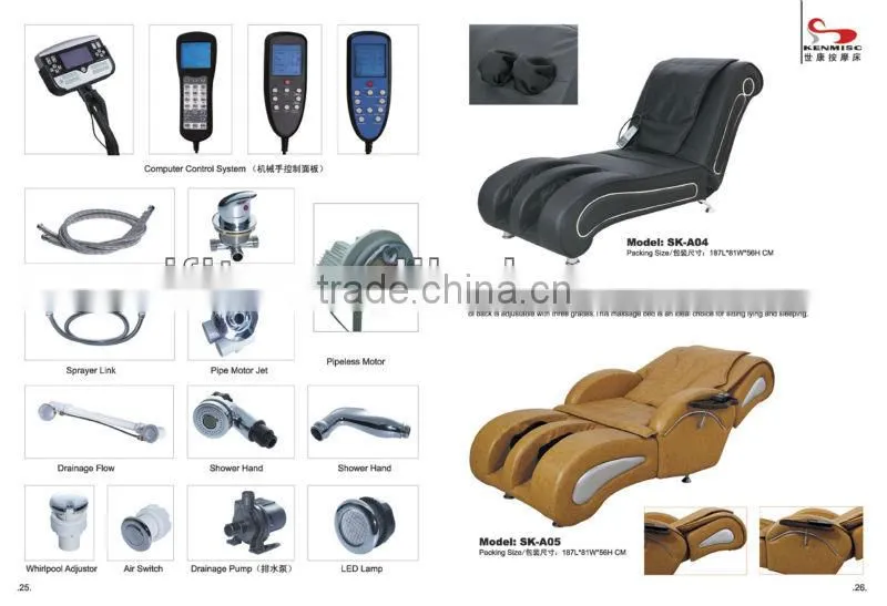 Nuga best massage bed.portable massage bed 2014