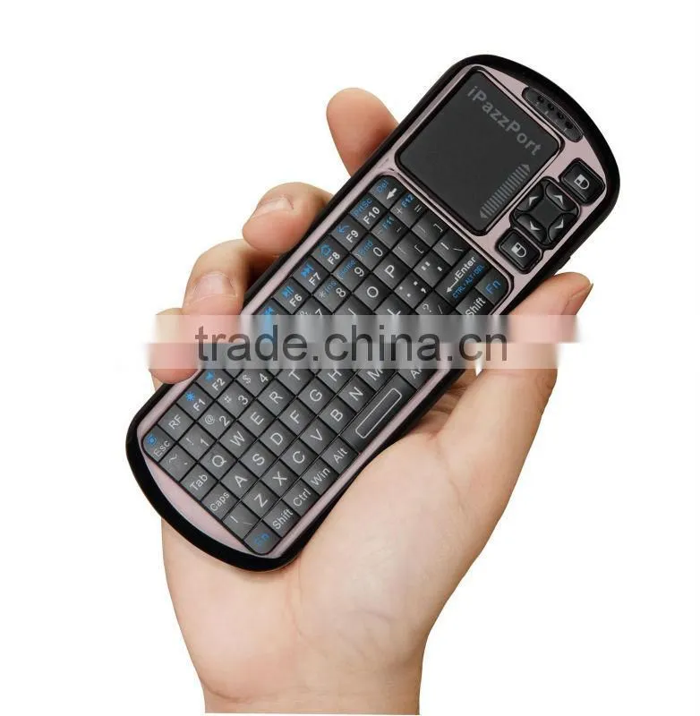 New iPazzPort (KP-810-18BV)Mini Voice With IR Remote Bluetooth Keyboard for IPAD