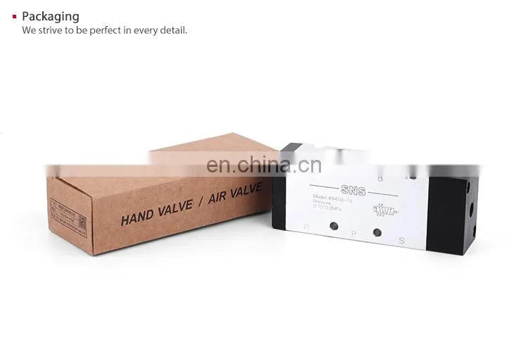 SNS 4A high quantity series brass fitting waterproof pneumatic solenoid valve
