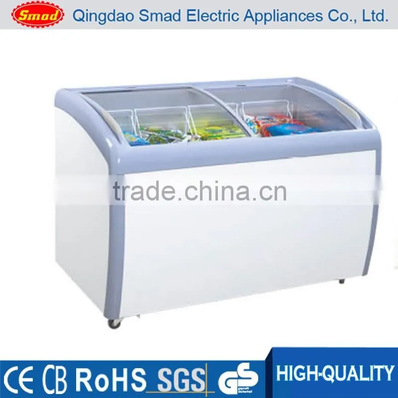 Desk top mini beverage display cooler refrigerator showcase