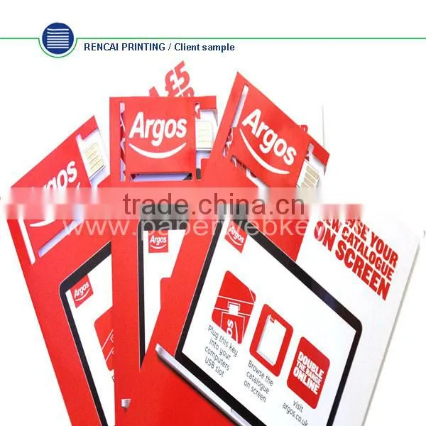 Interface Type USB 2.0 Card Style Bulk USB Flash Drive Paper USB Web key