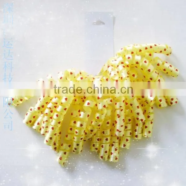 Colorful SP Metallic curly ribon bow for decorations or chrismas packing,gift packing decoration bow