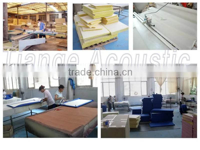 decorative fabric wall panels soundproof fiberglass ceiling manufacture