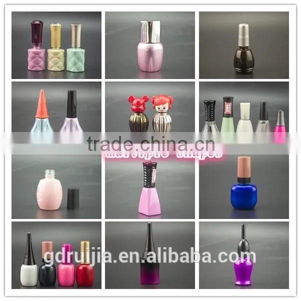 double nail polish bottle 12ml nail polish glass bottles