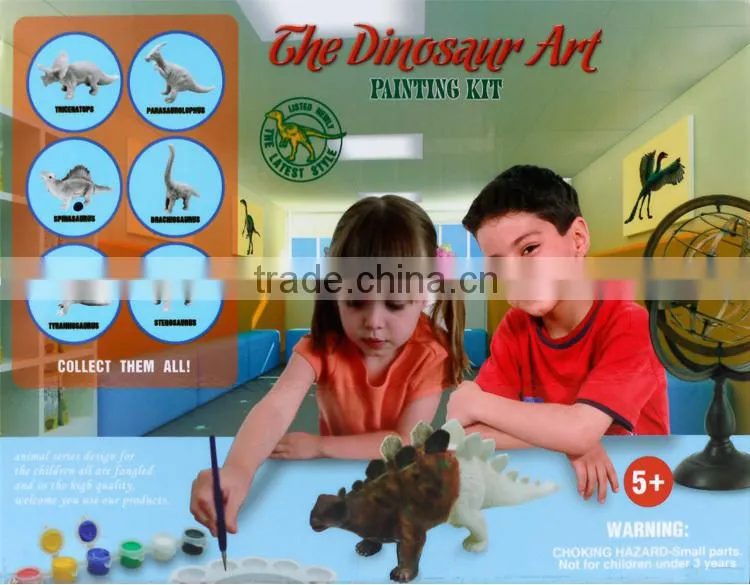 China Manufacturers educational Toys DIY painting jurassic park dinosaurs for sale X223-3