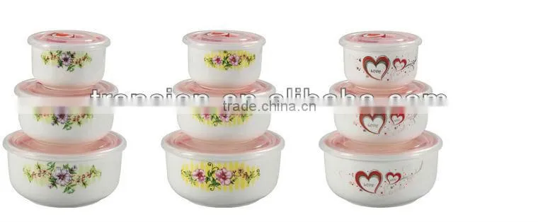 3pcs ceramic bowl sets fresh boxl set