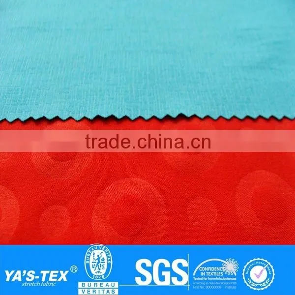 red Plain dyed 4 way elastic bike sports fabrics