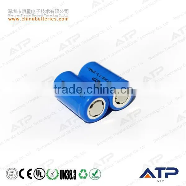 Wholesale rechargeable battery 14280 / 200mah lifepo4 cell 14280 / lifepo4 14280 200mah battery