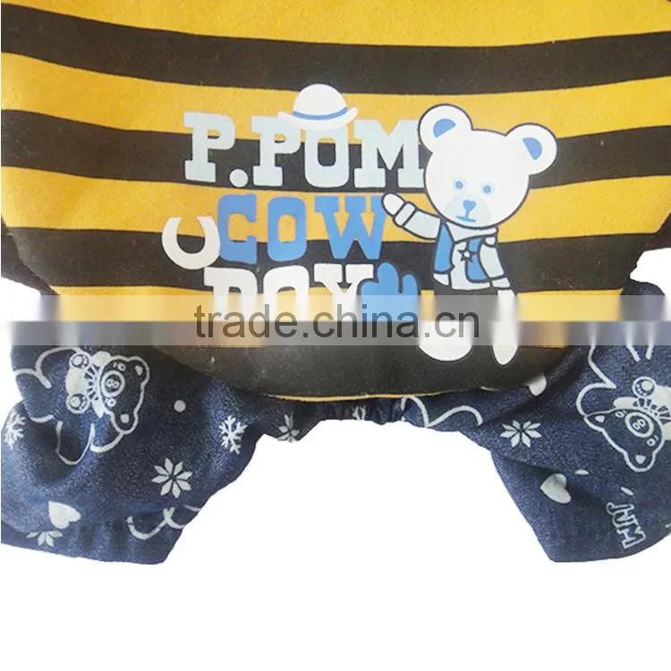 Wholesale Fashional Printed Bear Pattern Dog Clothes