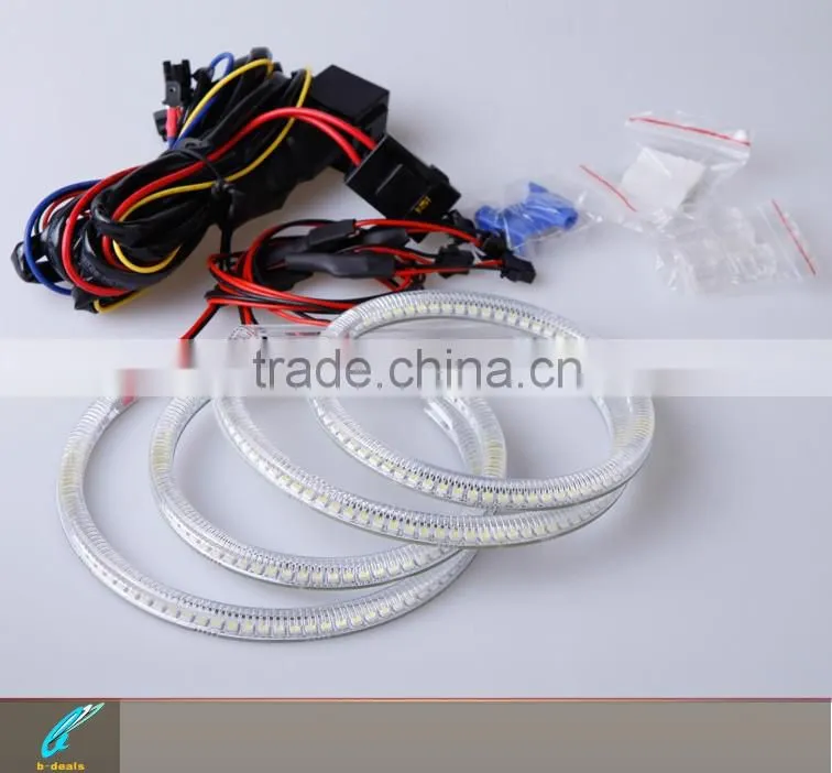 B-deals custom logo SMD Halo Ring Headlight DRL for Mitsubishi LANCER non projector