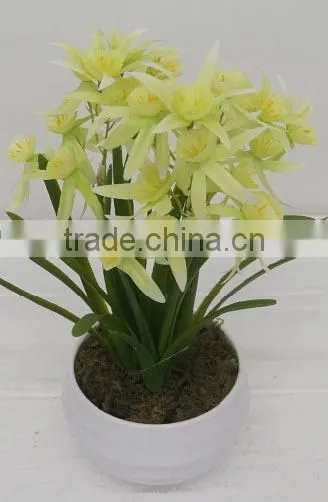 High quality handmade fabric artificial flower bouquet/artificial flower heads/ fresh cut flower