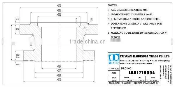 12"FB Body adapter Forging