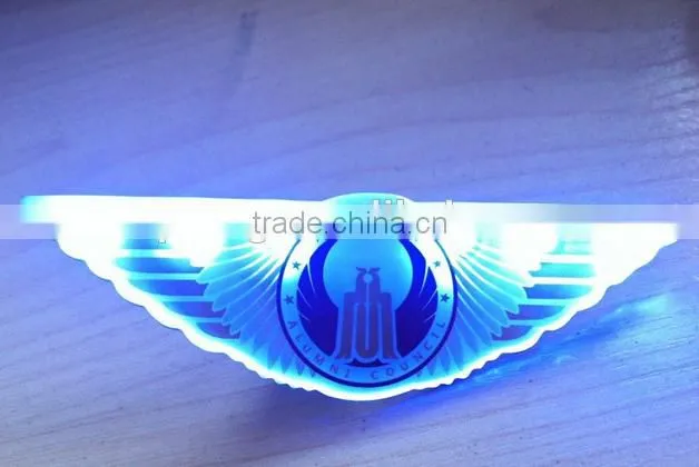 cheap custom flashing tradding phone strap keyring