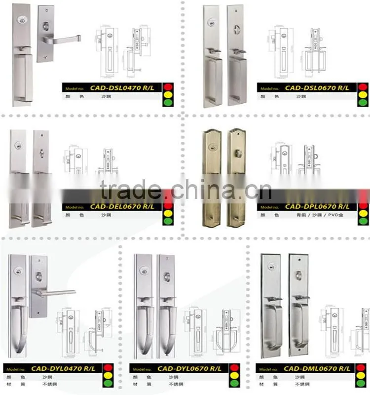 Door Lock Body 45*85MM Brass Mortise Security Lock