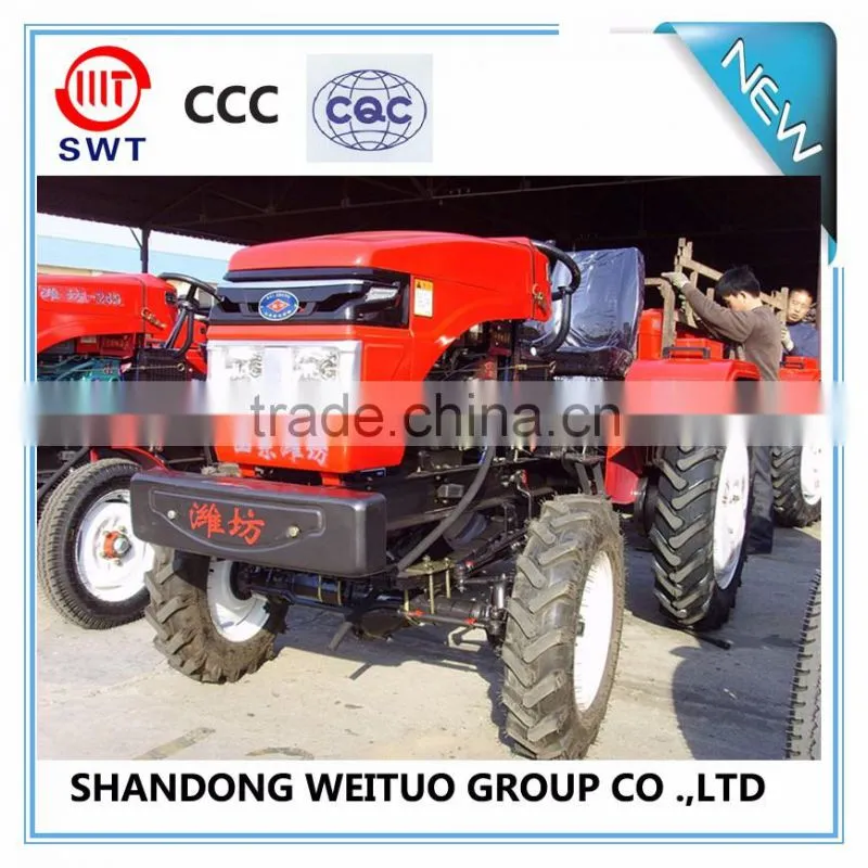 2015 HOT sale 28hp 1 cylinder engine 4WD farm tractor with price