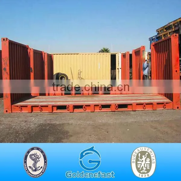 High quality shipping container garage 20ft 40ft flat rack container for sale