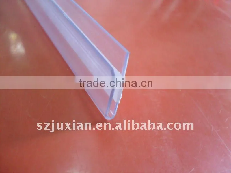 supermarket data strip holder/transparent price holder
