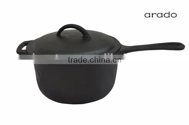 cast iron non-stick camping cookware set