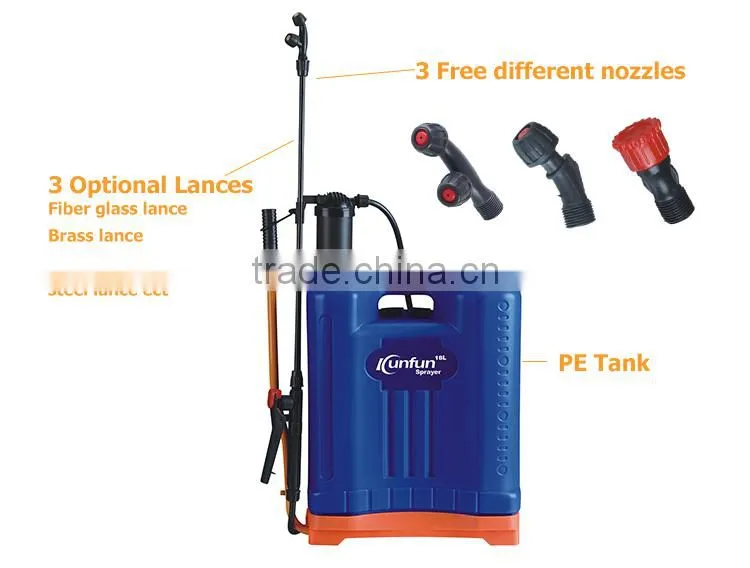 Guaranteed quality agricultural manual knapsack type sprayer