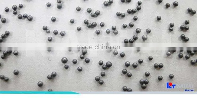 blasting abrasive cast steel shot with different size for sale