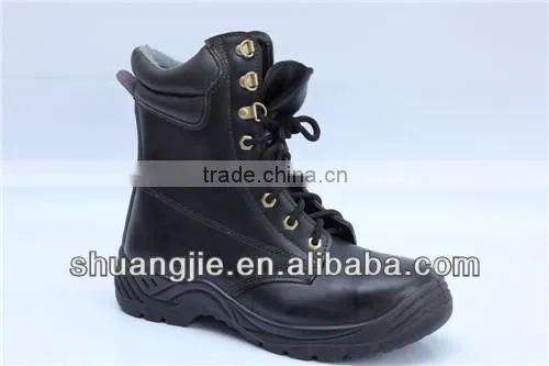 steel toe cap PU injected safety boots China made safety shoes 8083