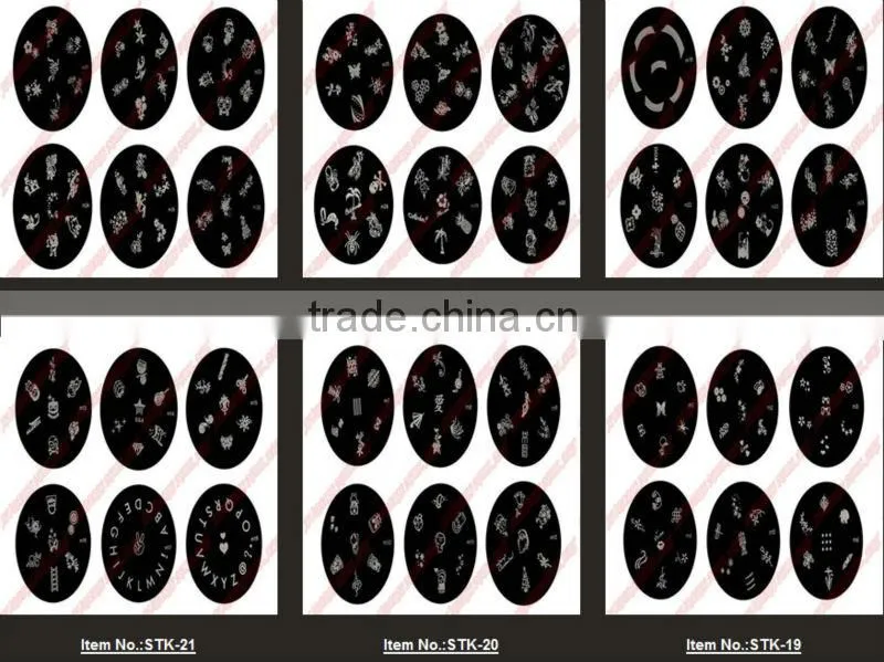15*21cm hot sale 2014 new fashion konad stamping nail art 1000 design nail stamp Template B