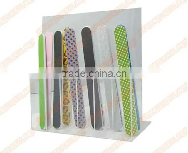 2014 Wholesale clear nail file plastic box