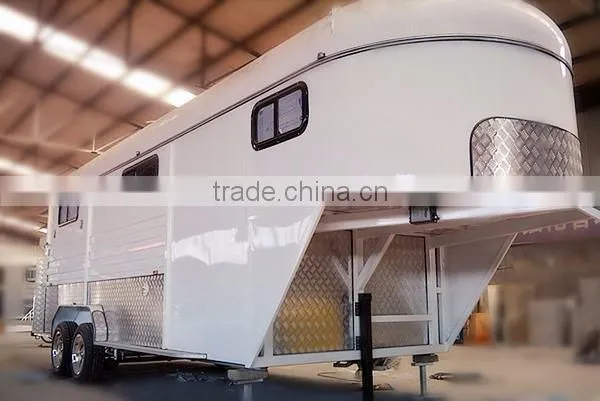 Austraila HOT SALE large horse trailer, classic horse trailers, gooseneck horse trailer