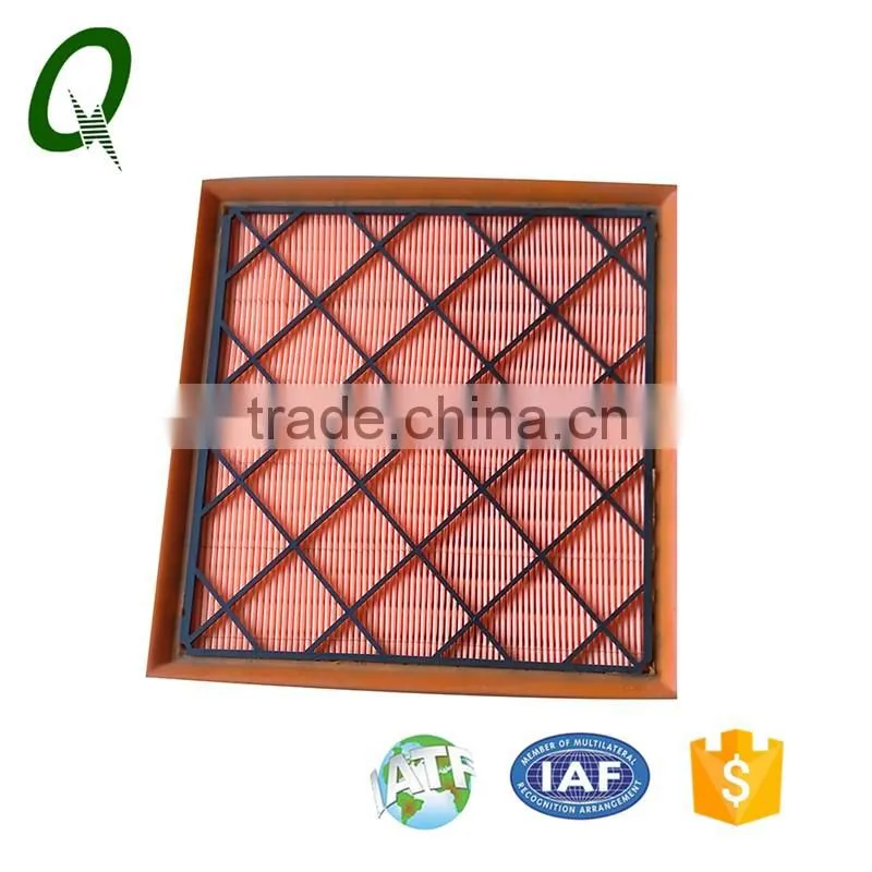 Car filter cartridge for engine air intake system