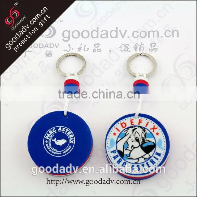2015 Alibaba China promotional gift love heart shape eva keychain