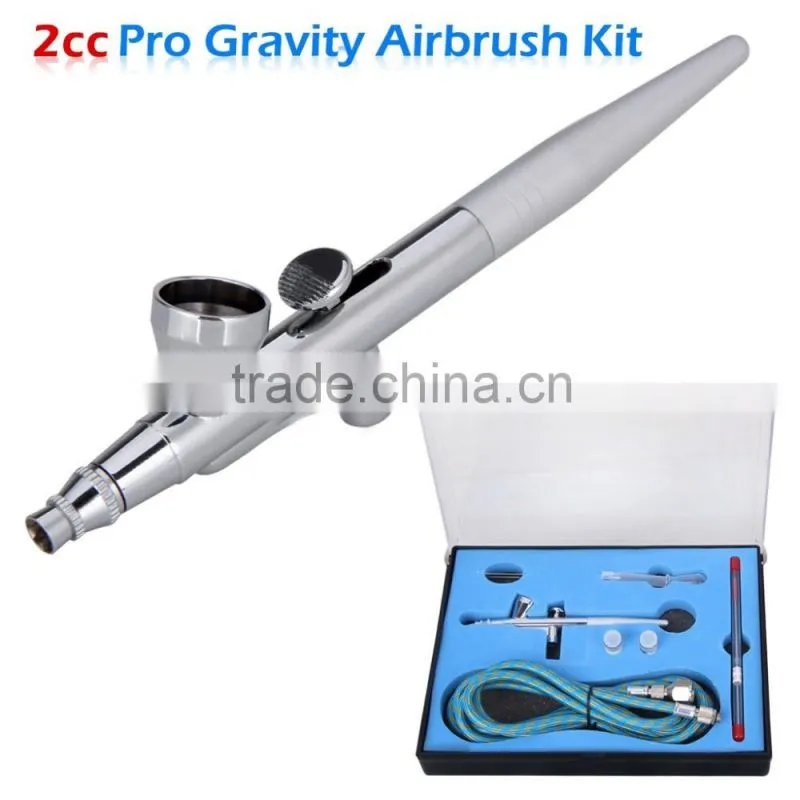 0.2 + 0.3 + 0.5mm 2cc Pro Gravity Temporary Tattoo Air Brush Body Paint for Cake Makeup AS-38