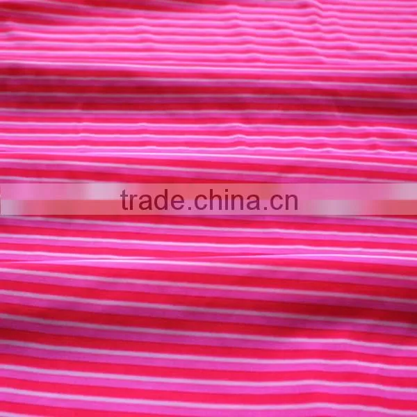 knitted printed spandex swimwear fabric